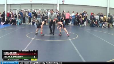 59 lbs Quarterfinal - Dylan Blankenship, Virginia Patriots Wrestling vs Richard Kern, Red Lion Wrestling Club