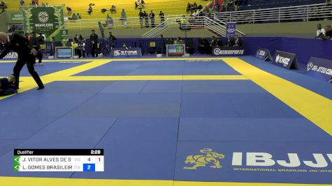 JOÃO VITOR ALVES DE SOUZA vs LUAN GOMES BRASILEIRO 2024 Brasileiro Jiu-Jitsu IBJJF