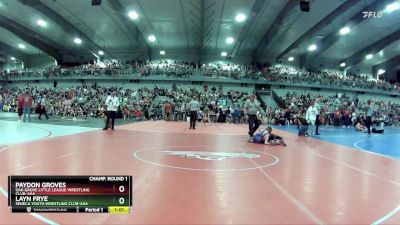 80 lbs Champ. Round 1 - Layn Frye, Seneca Youth Wrestling Club-AAA vs Paydon Groves, Oak Grove Little League Wrestling Club-AAA