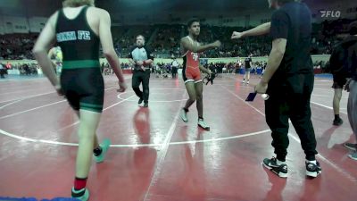 150 lbs Consi Of 16 #2 - Shepard Short, Edmond Santa Fe vs Deshawn Tate, Yukon