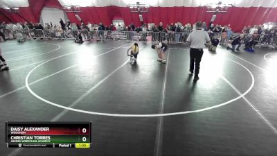 94-102 lbs Round 3 - Christian Torres, Askren Wrestling Academy vs Daisy Alexander, Wisconsin