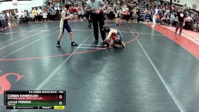 70C Round 1 - Lucas Perkins, Tri-Cap vs Corbin Kimbrough, Southern Boone Wrestling Club