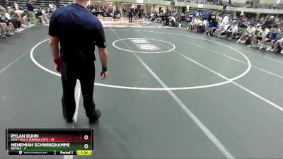 215 lbs Round 1 (4 Team) - Nehemiah Schwinghammer, Bemidji vs Rylan Kuhn, Saint Pius X (Kansas City)