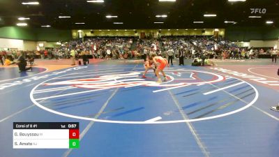 144 lbs Consi Of 8 #1 - Gabriel Bouyssou, RI vs Sonny Amato, NJ