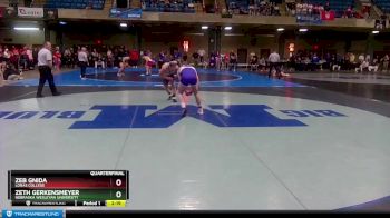 174 lbs Quarterfinal - Zeb Gnida, Loras College vs Zeth Gerkensmeyer, Nebraska Wesleyan University