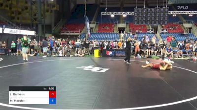 132 lbs Rnd Of 16 - Lilliana Banks, Wisconsin vs Maddie Marsh, Indiana