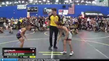 60 lbs Round 1 (6 Team) - DAngelo `lil D` Chavez, Untouchables Purple vs Levi Phillips, Ares