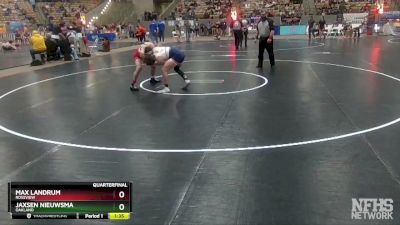 AA 138 lbs Quarterfinal - Max Landrum, Rossview vs Jaxsen Nieuwsma, Oakland