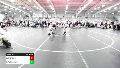 182 lbs Round Of 16 - Ayden Flores, KS vs Kage Williams, NC