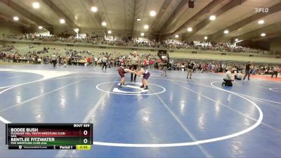 115 lbs Semifinal - Bodee Bush, Pleasant Hill Youth Wrestling Club-AAA vs Bentlee Fitzwater, Fox Wrestling Club-AAA