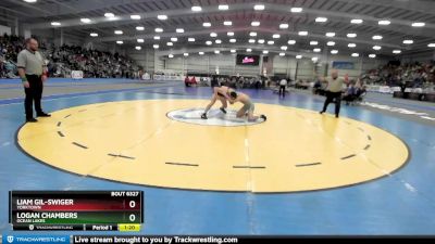 165 lbs Semifinal - Liam Gil-Swiger, Yorktown vs Logan Chambers, Ocean Lakes