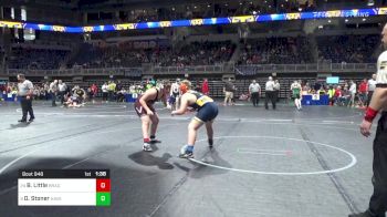 200 lbs Round Of 32 - Braylon Little, Bradford vs Drake Stoner, Haverford