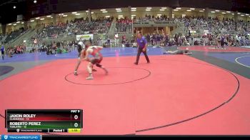 134 lbs Finals (8 Team) - Roberto Perez, Tualatin vs Jaxon Roley, Clackamas