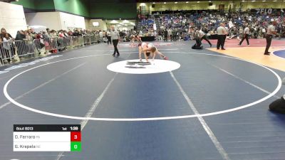 138 lbs Round Of 256 - Dominic Ferraro, PA vs Gatlin Krepela, NE