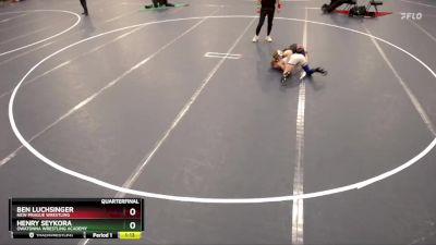 84 lbs Quarterfinal - Ben Luchsinger, New Prague Wrestling vs Henry Seykora, Owatonna Wrestling Academy