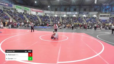 130 lbs Round Of 32 - Aiden Robinson, Milliken Middle School vs Huntley Duran, Centauri Middle School