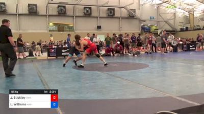 65 kg Consi Of 32 #1 - Justin Stickley, University Of Iowa vs Lewis Williams, Mat-Town USA