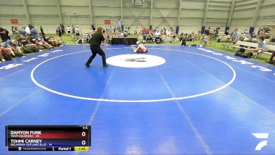 113 lbs Semis & 3rd Wb (16 Team) - Damyon Funk, Team Colorado vs Tohmi Carney, Oklahoma Outlaws Blue