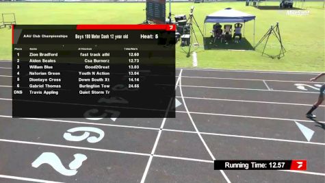Youth Boys' 100m, Prelims 6 - Age 12