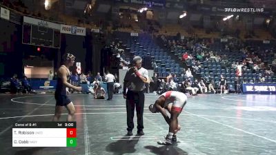 133 lbs Consolation - Theorius Robison, Northern Colorado vs Casey Cobb, Navy