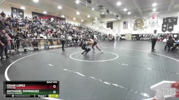 157 lbs 3rd Place Match - Nathaniel Dominguez, Pacifica Oxnard vs Cesar Lopez, Highland