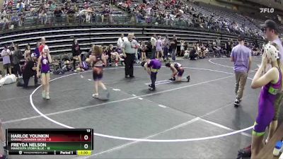 73 lbs Round 2 (4 Team) - Freyda Nelson, Minnesota Storm Blue vs Harloe Younkin, Kansas Lavender Gecko