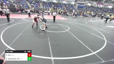 165 lbs Quarterfinal - Devon Cox, Brush Middle School vs Stephen Wisniewski JR, Olympian Wrestling