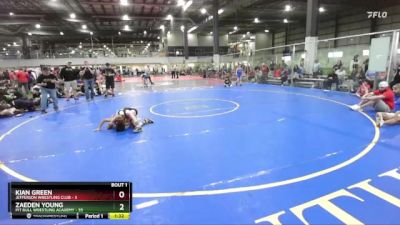 80 lbs Finals (2 Team) - Kian Green, JEFFERSON WRESTLING CLUB vs Zaeden Young, PIT BULL WRESTLING ACADEMY