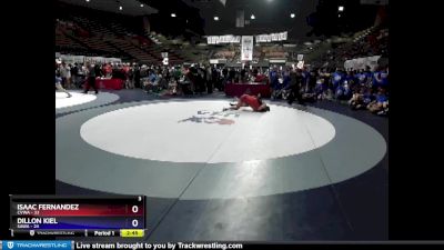 195 lbs Round 1 (16 Team) - Isaac Fernandez, CVWA vs Dillon Kiel, SAWA