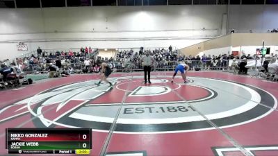 138 lbs Semifinal - Jackie Webb, Borah vs Nikko Gonzalez, Nampa