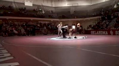 149 lbs match Matt Lester OU vs. Cole Dellaserra UW