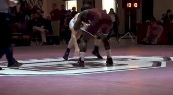 157 lbs match Chase Nelson OU vs. Jimmy Belleville UW