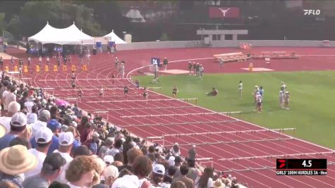High School Girls' 100m Hurdles 3A