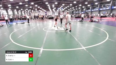 138 lbs Consi Of 32 #1 - Kamden Everly, PA vs Noah Cuic, VA