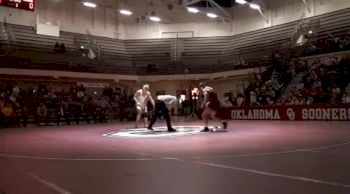 184 lbs match Erich Schmidtke OU vs. Joe LeBlanc UW