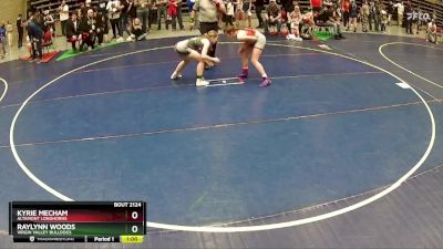 110 lbs Semifinal - Raylynn Woods, Virgin Valley Bulldogs vs Kyrie Mecham, Altamont Longhorns