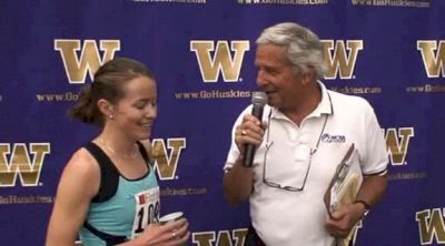 Malindi Elmore talks to Dixon 2011 Flotrack Husky Classic