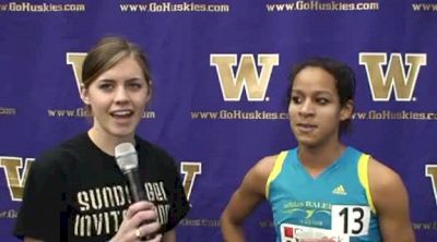 Lauren Bonds after mile at 2011 Flotrack Husky Classic