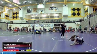 67 lbs Quarterfinal - Jaxten Parrish, Contenders Wrestling Academy vs William Crull, Northeastern Wrestling Club