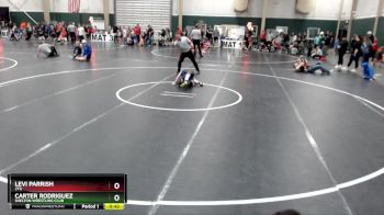 52 lbs Champ. Round 1 - Carter Rodriguez, Shelton Wrestling Club vs Levi Parrish, 2TG