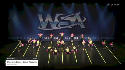 Champion Legacy Dance Academy - Youth Elite Pom [2022 Youth Pom Day 1] 2022 WSA South Dakota
