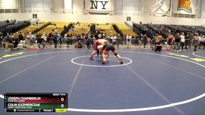 215 lbs Cons. Round 2 - Colin Kazmierczak, LeRoy Wrestling Club vs Joseph Chamberlin, Club Not Listed