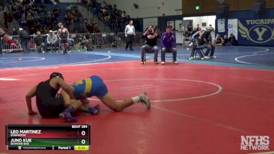 138 lbs Cons. Round 2 - Leo Martinez, Edgewood vs Juno Kuk, Diamond Bar