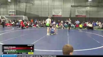 140 lbs Round 2 (6 Team) - Mason Heurtz, South Dakota Storm vs Zach O`Meara, Iowa Blue