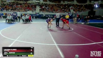 126 lbs Champ. Round 2 - Opal Jarman, Mesa vs Jaileen Flores, Agua Fria