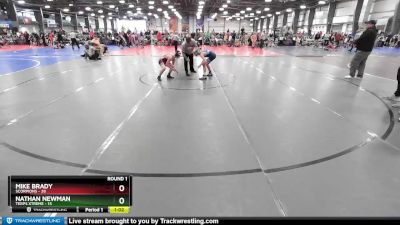 92 lbs Rd# 1 9:00am Friday - Mike Brady, Scorpions vs Nathan Newman, Terps Xtreme