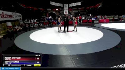 138 lbs Round 1 (12 Team) - Alissa Castillo, IEWA vs Sophia Gomez, LAWA