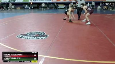 149 lbs Champ. Round 2 - Lucas Jagodzinske, Augsburg vs Christopher Dye, Ottawa