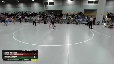 150 lbs Quarterfinal - Logan Glynn, The Best Wrestler vs Noah Rogers, Willard Youth Wrestling Club