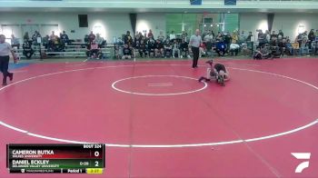 197 lbs Cons. Semi - Daniel Eckley, Delaware Valley University vs Cameron Butka, Wilkes University